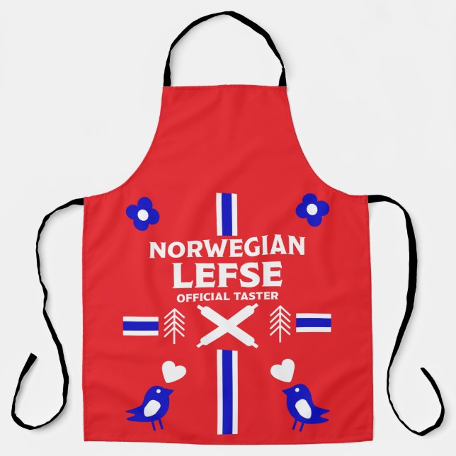 Norwegian Lefse Flatbread Apron (Front)