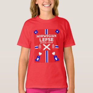 Norwegian Lefse Flatbread Apron T-Shirt