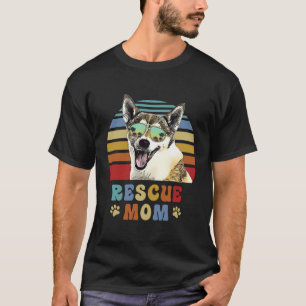 Norwegian Lundehund Adopt Foster Rescue Dog Mum T-Shirt