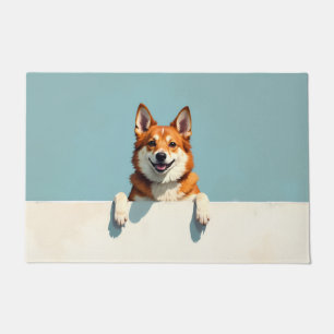 Norwegian Lundehund Doormat Art