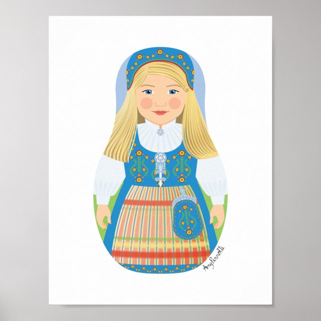Norwegian Matryoshka Poster (Front)