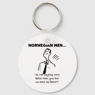 Norwegian Men Are The Best Key Ring