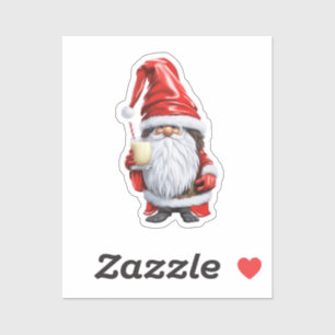 Norwegian Nisse Gnome Gonk Holding A Glass Of Egg 