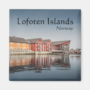 Norwegian Painted Houses Magnet