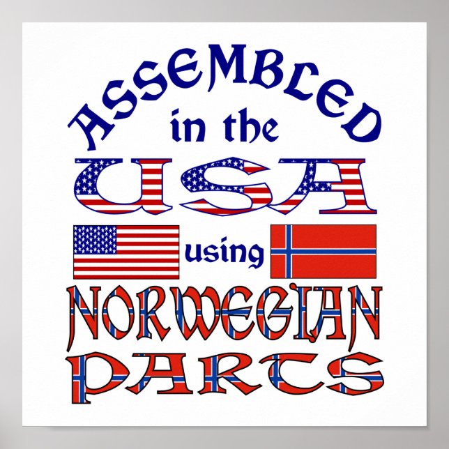 Norwegian Parts Poster (Front)