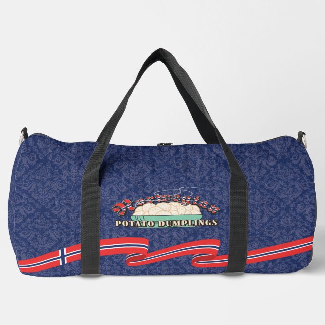 Norwegian Potato Dumplings Duffle Bag (Front)