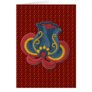 Norwegian Rosemaling Tulip