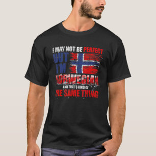   Norwegian Scandinavia Norway Flag Proud Norway T-Shirt