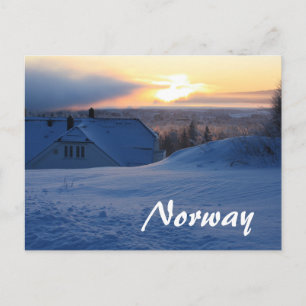 Norwegian Snow/Norway Postcard