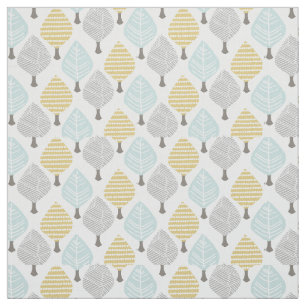 Norwegian Tree Design Fabric