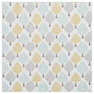 Norwegian Tree Design Fabric
