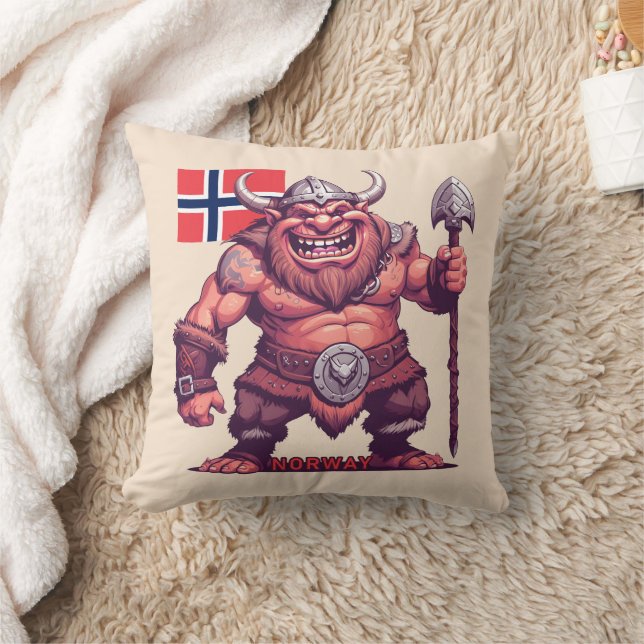 Norwegian Troll Cushion (Blanket)
