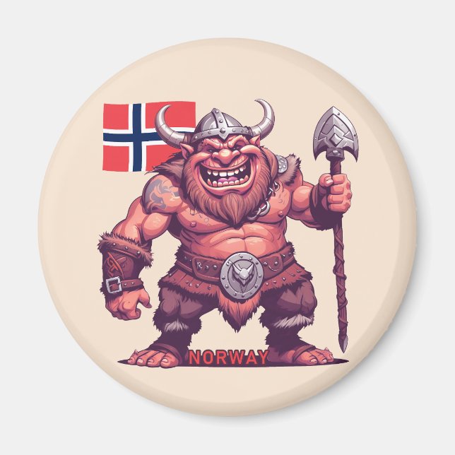 Norwegian Troll Magnet (Front)
