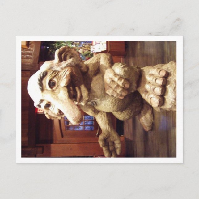 Norwegian Troll Post Card (Front)