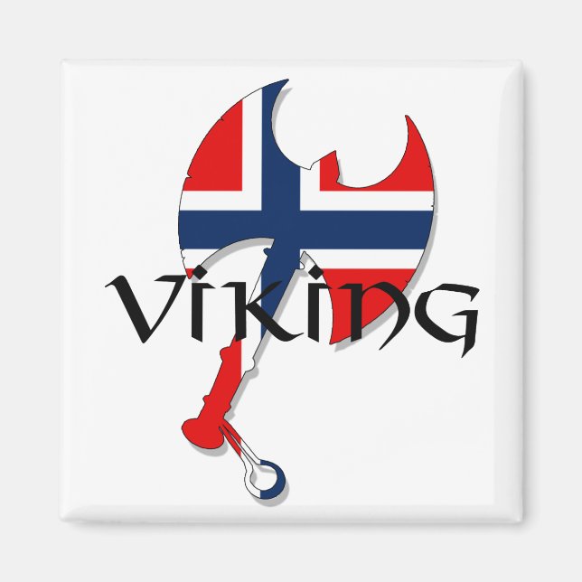 Norwegian Viking Magnet (Front)