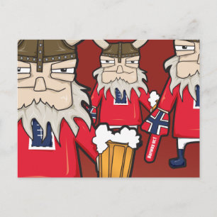 Norwegian Viking Postcard