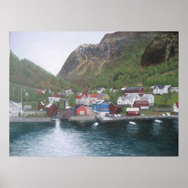 Norwegian Village Poster (Front)