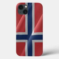 Norwegian waving Flag -