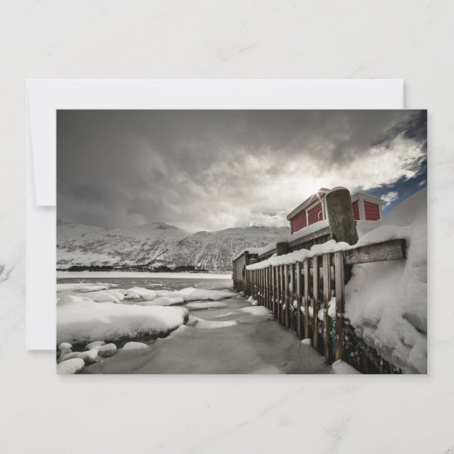 Norwegian Winter Photo Card (Front)