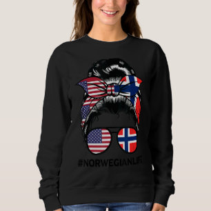 Norwegianlife Norwegian Flag Sweatshirt