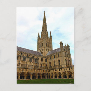 Norwich Cathedral Norfolk. Postcard
