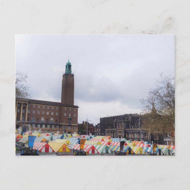 Norwich city hall postcard (Front)