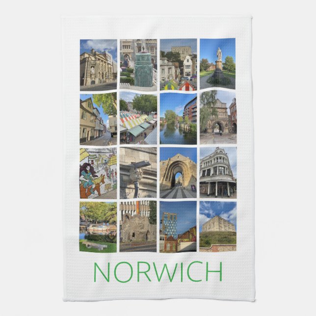 Norwich Tea Towel (Vertical)