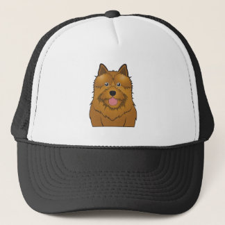 Norwich Terrier Cartoon Trucker Hat