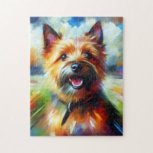 Norwich Terrier Dog Acrylic Print Dog Lover Gift Jigsaw Puzzle