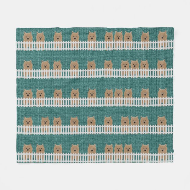 Norwich Terrier Fleece Blanket (Front (Horizontal))