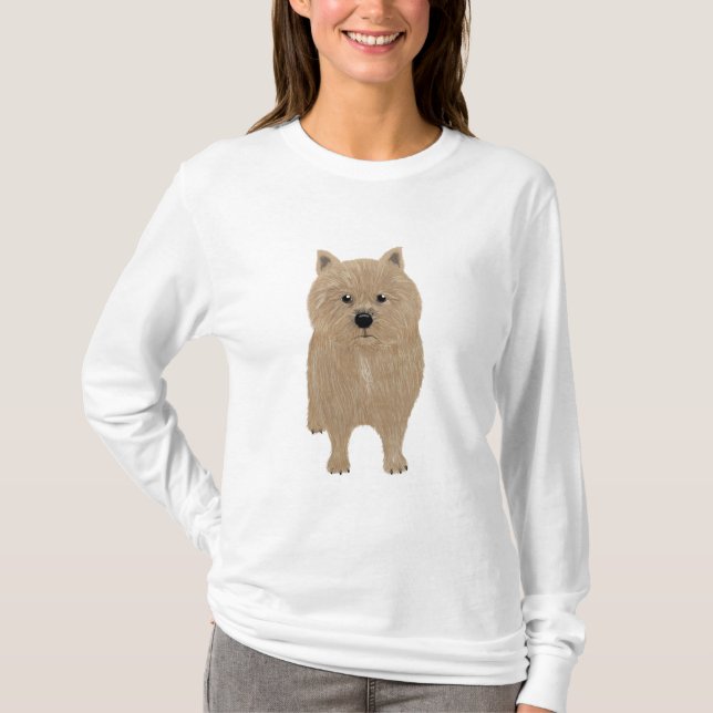 Norwich Terrier Long Sleeve Tshirt (Front)