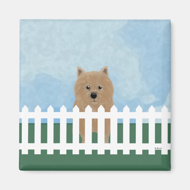 Norwich Terrier Magnet (Front)