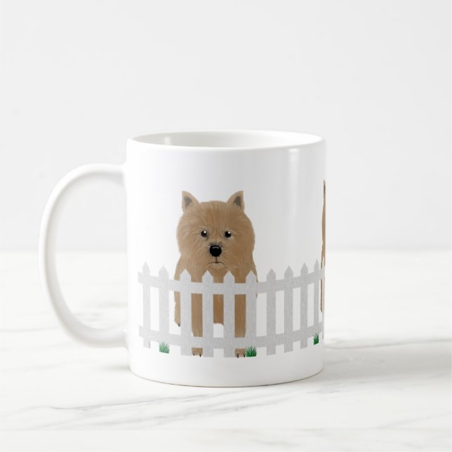 Norwich Terrier Mug (Left)