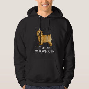 Norwich Terrier Trust Me Im A Unicorn Dog Hoodie