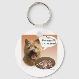 Norwich Terrier Turkey Key Ring