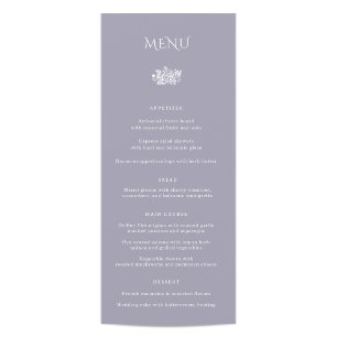 Norwich Wedding Dinner Menu