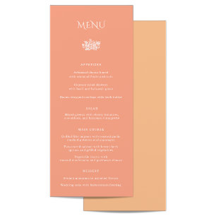 Norwich Wedding Dinner Menu
