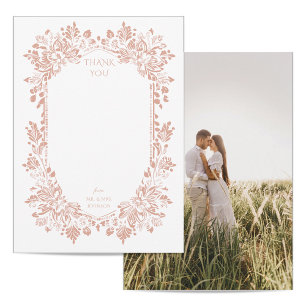 Norwich Wedding Flat Thank You Note Card