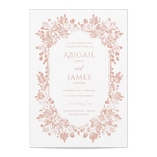 Norwich Wedding Invitation
