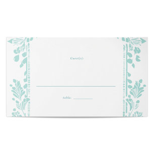 Norwich Wedding Table Placecard
