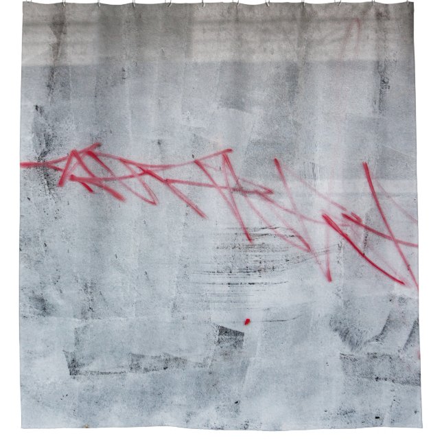 Norwood junction shower curtain (Front)