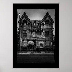 Nos 9 - 11 Spadina Road 1 with Border Poster