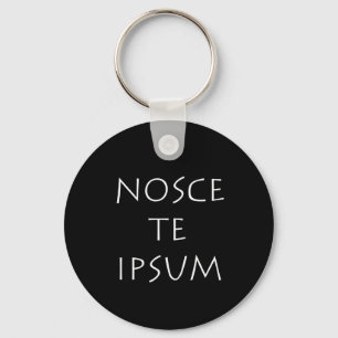 Nosce te ipsum key ring