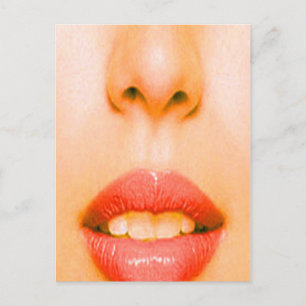 Nose and Mouth Postcard