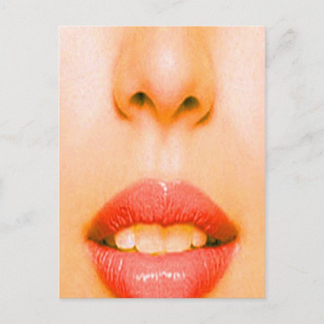 Nose and Mouth Postcard (Front)