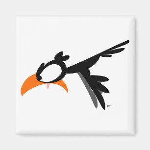 Nose-diving lil' birdie :) magnet