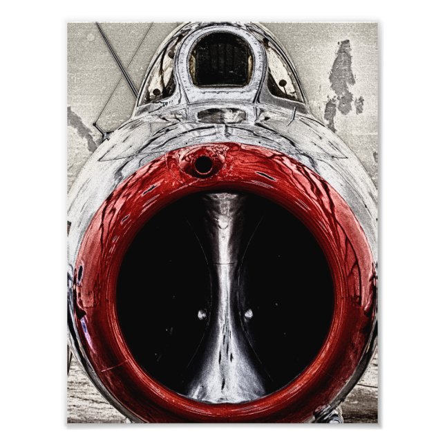 Nose of the plane photo print (Front)