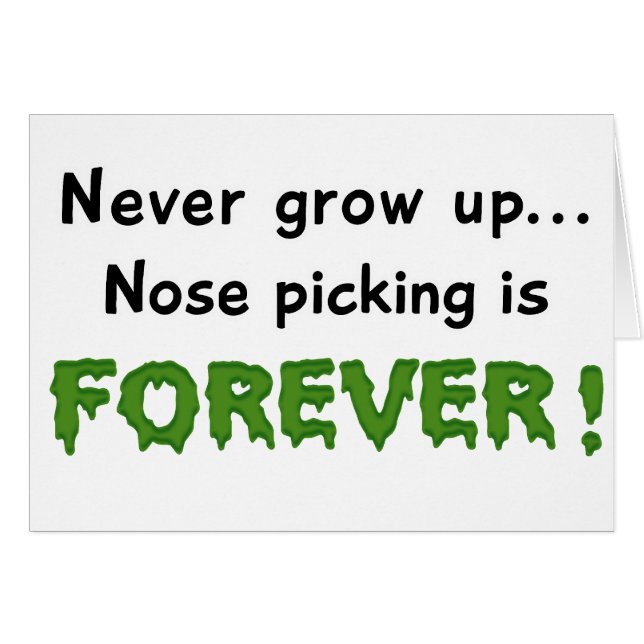 Nose Picking (Front Horizontal)