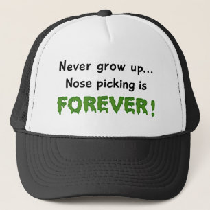 Nose Picking Trucker Hat