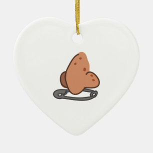 Nose Piercing Ceramic Tree Decoration